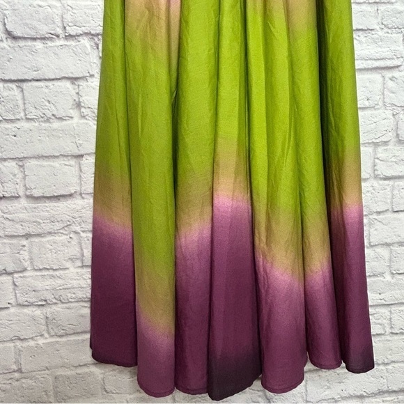 Beautiful Velvet And Ombré Off Shoulder Ruffle A-Line Maxi Dress - Picture 9 of 15